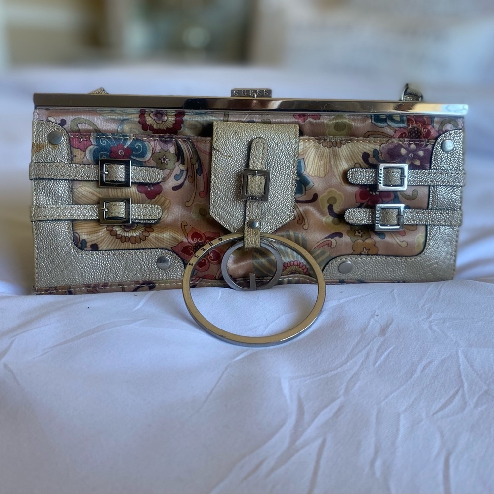 Vintage Y2K Guess Metallic Clutch